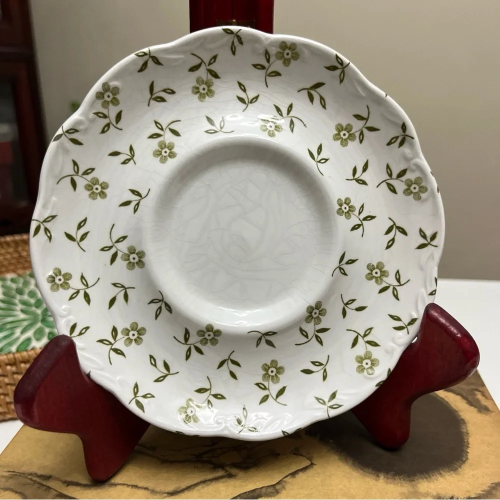 Vintage J&G Meakin “forget me‎ not” teacup saucer and bowl set